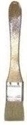 Picture of ART713-3  1in Bristle Hair Paint Brush, Flat Style 