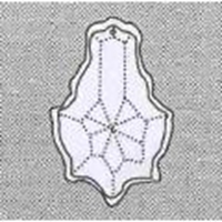 Picture of P46B  63mm Crystal Leaf 