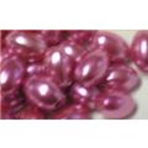 Picture of BD10V4  10mm PINK oval shaped plastic beads