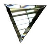 Glass Bevels - Triangle Shaped or Triangular Glass Bevels