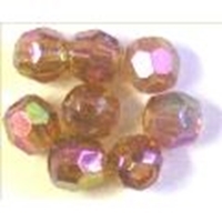 Picture of BD8FR10  8mm RAINBOW LIGHT PURPLE faceted shaped plastic beads