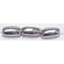 Picture of BD6RCM11  6mm METALLIC SILVER rice shaped bead