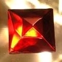 Picture of J84  18mm Red square 