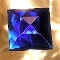 Picture of J75  25mm Blue square 