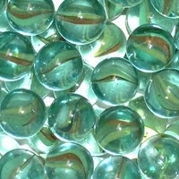 Picture of M26 16MM Green cat eye glass marbles