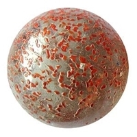 Picture of M266  2-in. Transparent Clear Rolled In Red Crushed Shiny Glass Marbles