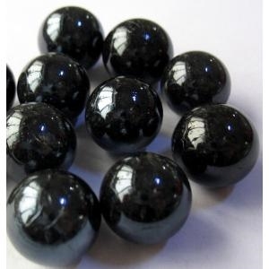 M157 16MM Shiny Black Marbles -SOLD OUT!