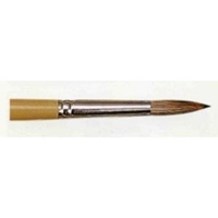 Picture of ART152  squirrel tail hair paint brush, round, nickel seamless furrules 
