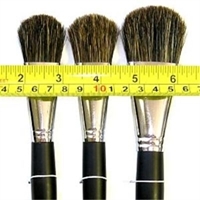 Picture of ART6142  Bristle Hair Paint Brush 3pc Piece Set Flat Style