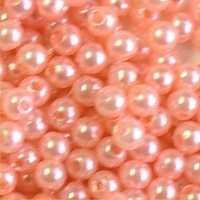 Picture of BD4R4A  4mm light pink opaque round plastic beads