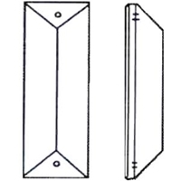Picture of P23B  63 x 22mm bar with 2 mounting holes