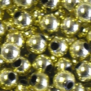 Picture of BD5RM3A  5mm METALLIC LIGHT GOLD round plastic beads
