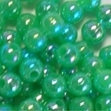 Picture of BD5RR9  5mm RAINBOW GREEN round plastic beads