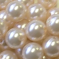 Picture of BD18R1  18mm pearl opaque round plastic beads
