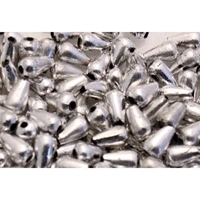 Picture of BD10CM11 10mm METALLIC SILVER cone shaped plastic beads