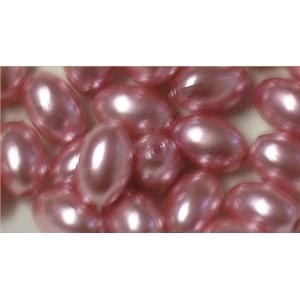 Picture of BD10V4A  10mm light pink oval shaped plastic beads