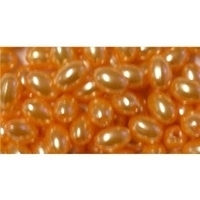 Picture of BD10V8  10mm orange oval shaped plastic beads