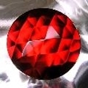 Picture of J06 50mm Faceted RED Round 