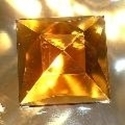 Picture of J73 25mm Amber square OUT OF STOCK