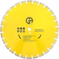 18" Circular Saw Blade DW120 Asphalt & Green Concrete Premium Series High Speed for Abrasive Materials. Suitable for circular saw, skilsaw, table saw and tile saw.  main view