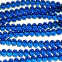 Glass Beads 8mm Round-Crystal Blue bd807 image