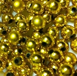 Picture of BD10RM3 10mm METALLIC GOLD round plastic beads