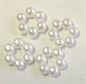 Picture of AC8F 8mm acrylic pearl beaded flower 