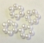 Picture of AC8F 8mm acrylic pearl beaded flower 