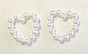 Picture of AC8H 8mm acrylic pearl beaded heart 
