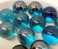 Picture of M13 25MM Blue Shiny Marbles