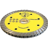 Circular Saw Blade Diamond 4.5" Hot Pressed Twin Turbo TP4.5HP edge view