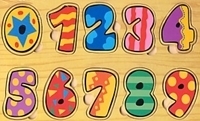 Picture of MGT4202 Wood Numbers Puzzle Set 