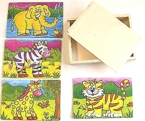 Picture of MGT4018 Animal Puzzle Set