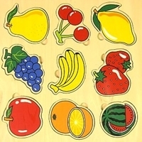 Picture of MGT4186 Wood Fruit Shaped Puzzle Set