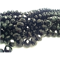 Picture of BD408 Crystal 4MM Bead - BLACK (Approx. 150-pcs on a 18" string)