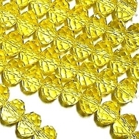 Picture of BD601  Crystal 6MM Bead - YELLOW
