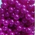 Picture of BD8R4B  8mm DARK PINK opaque round plastic beads