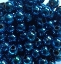 Picture of BD8RM7D  8mm METALLIC COBALT BLUE round plastic beads