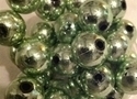 Picture of BD14RM9  14mm METALLIC GREEN round plastic beads