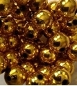 Picture of BD14RM3  14mm METALLIC GOLD round plastic beads