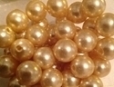 Picture of BD12R2A  12mm LIGHT YELLOW colored opaque round plastic beads, approx 152pcs per cup
