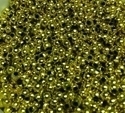 Picture of BD3RM3  3mm METALLIC GOLD round plastic beads