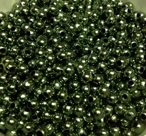Picture of BD4RM9C  4mm METALLIC KHAKI round plastic beads