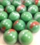 Picture of M245 25MM Green Base With Colored Swirls Shiny Glass Marbles