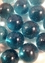 Picture of M188 16MM Transparent teal shiny marbles OUT OF STOCK