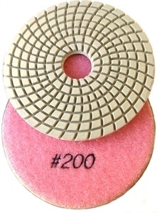 Picture of DPP3  4IN Diamond Polishing Pad WET - 200 GRIT