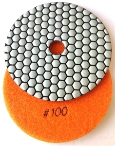 Picture of DPP26   5IN Diamond Polishing Pad 100 GRIT, DRY
