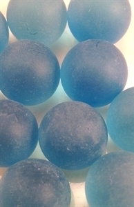Picture of M187 16MM Frosted Blue Marbles