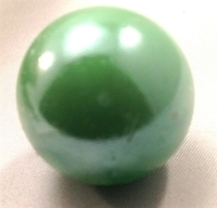 Picture of M37 25MM green opal shiny glass marbles