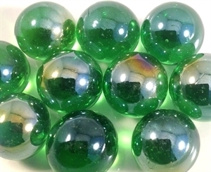 M09 16MM Dark Green Metallic Marbles -SOLD OUT!